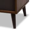 Samuel Finished TV Stand For TVs Up To 55" Walnut Brown/Dark Gray - Baxton Studio -Home Furniture Shop-Baxton Studio GUEST 57a9b0cc e718 43b5 9e44 3635d1905474