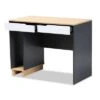 Reed 2 Drawer Wood Computer Desk - Gray/White - Baxton Studio -Home Furniture Shop-Baxton Studio GUEST 592a8d4f 16df 4945 8509 29e75cb7976f
