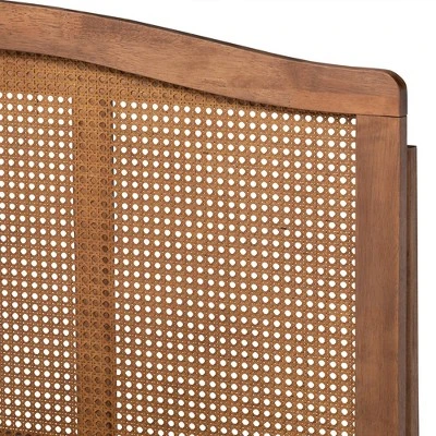 Marieke Wood Platform Bed Ash Walnut - Baxton Studio 5 Marieke Wood Platform Bed Ash Walnut - Baxton Studio - Image 3