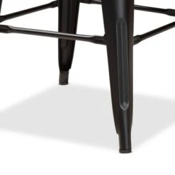 4pc Horton Metal Stackable Counter Stool Set - Baxton Studio -Home Furniture Shop-Baxton Studio GUEST 5c6c45b0 84e4 459e aec7 3ab2f407bf62