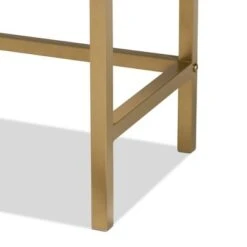 Giona Two-Tone Wood And Metal 1 Drawer Console Table White/Gold - Baxton Studio -Home Furniture Shop-Baxton Studio GUEST 5cf5ed08 338f 4ac1 bffb b91c0a7da49d