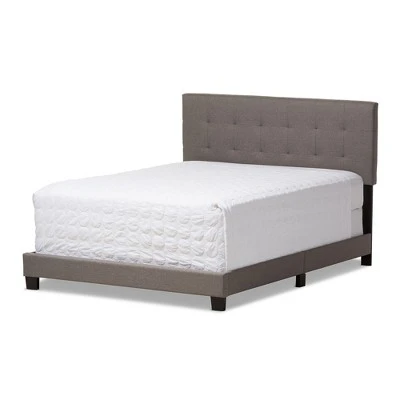 Full Brookfield Modern And Contemporary Fabric Upholstered Grid Tufting Bed - Baxton Studio 9 Full Brookfield Modern And Contemporary Fabric Upholstered Grid Tufting Bed - Baxton Studio - Image 7