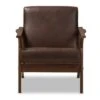 Bianca Mid Century Modern Walnut Wood Distressed Faux Leather Lounge Chair Dark Brown - Baxton Studio 2 Bianca Mid Century Modern Walnut Wood Distressed Faux Leather Lounge Chair Dark Brown - Baxton Studio -Home Furniture Shop-Baxton Studio GUEST 5e559048 21d7 4ac9 bb27 80adbbd58265