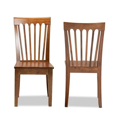2pc Minette Wood Dining Chair Set - Baxton Studio 3 2pc Minette Wood Dining Chair Set - Baxton Studio