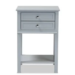 2 Drawer Willow Wood Nightstand - Baxton Studio -Home Furniture Shop-Baxton Studio GUEST 5e8dd48c 1b6f 4deb 861c d169001f1e0f