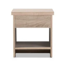 Jamie Modern And Contemporary Two - Tone Wood 1 - Drawer 1 - Shelf Nightstand - Brown - Baxton Studio -Home Furniture Shop-Baxton Studio GUEST 5f13af32 872a 479c 8939 992ee677a8de