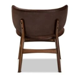 Marcos Faux Leather And Wood Living Room Accent Chair Dark Brown/Walnut Brown - Baxton Studio 12 Marcos Faux Leather And Wood Living Room Accent Chair Dark Brown/Walnut Brown - Baxton Studio -Home Furniture Shop-Baxton Studio GUEST 5f58727c f2e7 4037 b2d7 b72eec504b06
