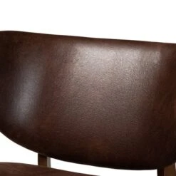 Marcos Faux Leather And Wood Living Room Accent Chair Dark Brown/Walnut Brown - Baxton Studio 13 Marcos Faux Leather And Wood Living Room Accent Chair Dark Brown/Walnut Brown - Baxton Studio -Home Furniture Shop-Baxton Studio GUEST 5fe4154b 20c1 4826 89a2 163c71fd748e
