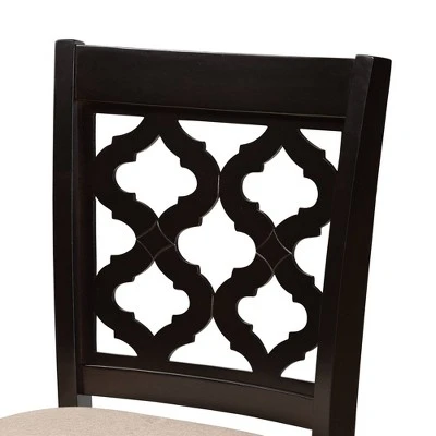 2pc Ramiro Wood Counter Height Barstools - Baxton Studio 5 2pc Ramiro Wood Counter Height Barstools - Baxton Studio - Image 3