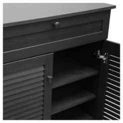 Harding Shoe - Storage Cabinet - Espresso - Baxton Studio 7 Harding Shoe - Storage Cabinet - Espresso - Baxton Studio -Home Furniture Shop-Baxton Studio GUEST 60ca30a6 5c93 4b0e 86a3 9eb2a5fbdfce