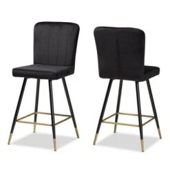 2pc Preston Two-Tone And Metal Bar Stool Set - Baxton Studio 17 2pc Preston Two-Tone And Metal Bar Stool Set - Baxton Studio -Home Furniture Shop-Baxton Studio GUEST 6111c70a 29f0 436c a6a1 1ae1c7cef8a3