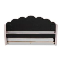 Timila Velvet Fabric Upholstered Daybed With Trundle Light Pink - Baxton Studio 21 Timila Velvet Fabric Upholstered Daybed With Trundle Light Pink - Baxton Studio -Home Furniture Shop-Baxton Studio GUEST 611877b5 3542 4c11 b636 78908210a7c8