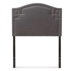 Aubrey Modern And Contemporary Fabric Upholstered Headboard - Twin - Baxton Studio
