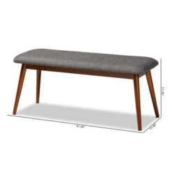 Flora Bench - Baxton Studio -Home Furniture Shop-Baxton Studio GUEST 6445de88 1c95 47dc ba35 15a7c16dcdca