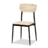 4pc Honore Wood And Metal Dining Chair Set Light Brown/Black - Baxton Studio -Home Furniture Shop-Baxton Studio GUEST 64717c6a aa3d 4f4e bc17 bd709de66cc2