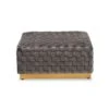 Noah Velvet Fabric Upholstered Square Cocktail Ottoman Gray/Gold - Baxton Studio 2 Noah Velvet Fabric Upholstered Square Cocktail Ottoman Gray/Gold - Baxton Studio -Home Furniture Shop-Baxton Studio GUEST 6583bd42 a467 4cf4 a2e2 9374b6813d17