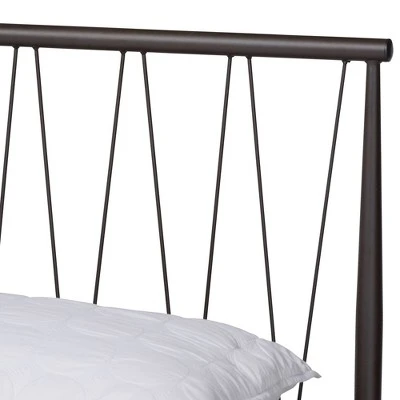 Samir Metal Platform Bed Black - Baxton Studio 3 Samir Metal Platform Bed Black - Baxton Studio