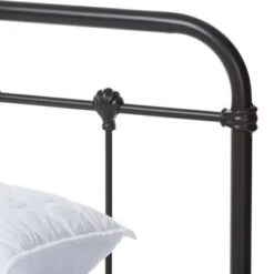 Twin Mandy Vintage Industrial Finished Metal Platform Bed Black - Baxton Studio 11 Twin Mandy Vintage Industrial Finished Metal Platform Bed Black - Baxton Studio -Home Furniture Shop-Baxton Studio GUEST 686fe103 a974 4ad4 84e0 81a7607aae8f