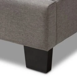 Twin Brookfield Modern And Contemporary Fabric Upholstered Bed - Baxton Studio 14 Twin Brookfield Modern And Contemporary Fabric Upholstered Bed - Baxton Studio -Home Furniture Shop-Baxton Studio GUEST 6b39d8bb 2433 430c b597 4db38375b4ec