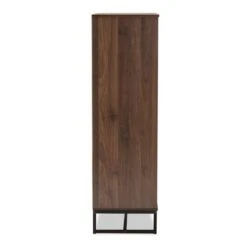 Neil Wood And Metal Storage Cabinet Brown/Black - Baxton Studio -Home Furniture Shop-Baxton Studio GUEST 6bee9a71 c9d4 4269 a7f8 04eb7c2a417c