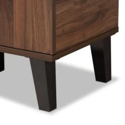 Idina Mid-Century Wood 1 Door Shoe Cabinet Dark Brown/Gray - Baxton Studio 12 Idina Mid-Century Wood 1 Door Shoe Cabinet Dark Brown/Gray - Baxton Studio -Home Furniture Shop-Baxton Studio GUEST 6c1d7b55 2a8b 46c1 a0af a82830d6ad48