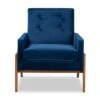 Perris Mid-Century Modern Velvet Fabric Upholstered Wood Lounge Chair - Baxton Studio 1 Perris Mid-Century Modern Velvet Fabric Upholstered Wood Lounge Chair - Baxton Studio -Home Furniture Shop-Baxton Studio GUEST 6d22f0d7 e9a6 4d89 9ece 61283df40fec