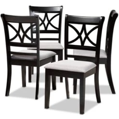 Set Of 4 Clarke Dining Chair - Baxton Studio -Home Furniture Shop-Baxton Studio GUEST 6d4017bb b5fa 428a 890c 81efb91b0be2