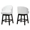 2pc Theron Faux Leather And Wood Swivel Counter Stool Set - Baxton Studio -Home Furniture Shop-Baxton Studio GUEST 6e3b5ed5 d345 4d39 9c9d af04ec8c828c