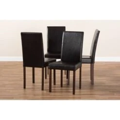 Set Of 4 Andrew Modern Dining Chairs Dark Brown - Baxton Studio -Home Furniture Shop-Baxton Studio GUEST 6e604f44 3bfe 460a 8488 b326e841e30a