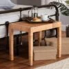 Abelia Natural Rattan And Mahogany Wood Short Accent Bench Natural Brown - Baxton Studio 2 Abelia Natural Rattan And Mahogany Wood Short Accent Bench Natural Brown - Baxton Studio -Home Furniture Shop-Baxton Studio GUEST 6eef30d7 f985 4671 9da4 a650a84c2598