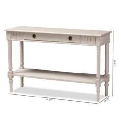 Ariella Whitewashed 1 Drawer Console Table White - Baxton Studio 20 Ariella Whitewashed 1 Drawer Console Table White - Baxton Studio -Home Furniture Shop-Baxton Studio GUEST 6f8c1e28 280c 47fb a3d2 682bc9f78b14