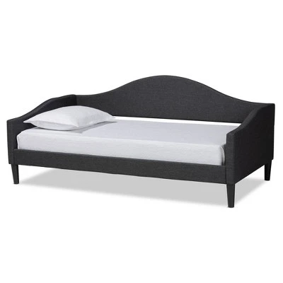 Twin Milligan Upholstered And Wood Daybed - Baxton Studio 12 Twin Milligan Upholstered And Wood Daybed - Baxton Studio - Image 10