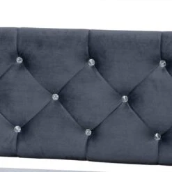 Cora Velvet Fabric Upholstered And Wood Daybed - Baxton Studio -Home Furniture Shop-Baxton Studio GUEST 70b53663 b025 4a7f 9d68 d9ca115a448a