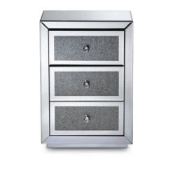 Talan 3 Drawers Mirrored Nightstand - Baxton Studio 9 Talan 3 Drawers Mirrored Nightstand - Baxton Studio -Home Furniture Shop-Baxton Studio GUEST 7211e9ba bc3b 4e78 b197 539fe13ea60e