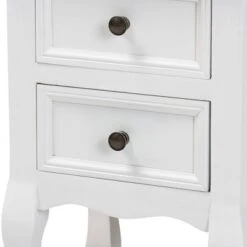 Caelan Wood 2 Drawer Nightstand White - Baxton Studio 19 Caelan Wood 2 Drawer Nightstand White - Baxton Studio -Home Furniture Shop-Baxton Studio GUEST 726196a7 d52c 446a 9c51 c2f32ac4a87b