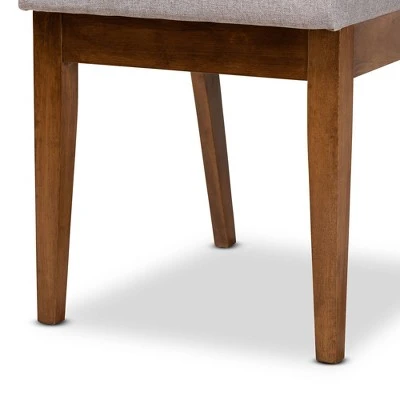 2pc Octavia Wood Dining Chair Set - Baxton Studio 6 2pc Octavia Wood Dining Chair Set - Baxton Studio - Image 4