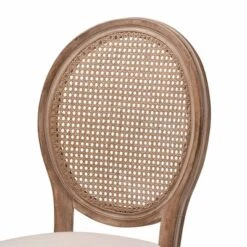 Set Of 2 Louis Fabric Upholstered With Rattan And Wood Dining Chairs Beige/Brown - Baxton Studio 13 Set Of 2 Louis Fabric Upholstered With Rattan And Wood Dining Chairs Beige/Brown - Baxton Studio -Home Furniture Shop-Baxton Studio GUEST 7378d1f3 5dc2 4336 940f ff3b2954e664