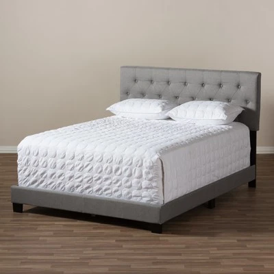 Cassandra Modern And Contemporary Fabric Upholstered Bed - Baxton Studio 8 Cassandra Modern And Contemporary Fabric Upholstered Bed - Baxton Studio - Image 6