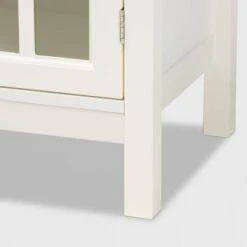 Kendall Wood And Glass Kitchen Cabinet White - Baxton Studio 13 Kendall Wood And Glass Kitchen Cabinet White - Baxton Studio -Home Furniture Shop-Baxton Studio GUEST 73d60eb0 92dc 4a48 bff2 78e8b5ad0b6a