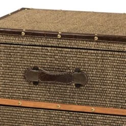 Owen Fabric Upholstered 4 Drawer Accent Storage Cabinet Brown - Baxton Studio -Home Furniture Shop-Baxton Studio GUEST 75947abc e97c 4139 93df f8b472059ad3