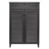 Harding Shoe - Storage Cabinet - Espresso - Baxton Studio -Home Furniture Shop-Baxton Studio GUEST 767c5c54 ed93 4095 9c6b cb13b6b31152