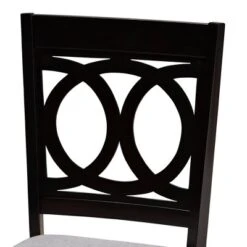 2pc Lenoir Upholstered Wood Dining Chair Set - Baxton Studio -Home Furniture Shop-Baxton Studio GUEST 774722e0 3b4c 4886 8d1c 96ac3557eb27