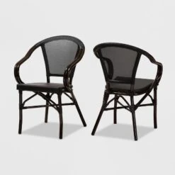 Set Of 2 Artus Indoor And Outdoor Stackable Bistro Dining Chairs - Baxton Studio 16 Set Of 2 Artus Indoor And Outdoor Stackable Bistro Dining Chairs - Baxton Studio -Home Furniture Shop-Baxton Studio GUEST 77491156 572a 4b70 bced f4ba7bcdfe07