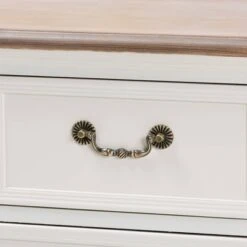 Amalie 4 Drawer Accent Dresser White/Oak - Baxton Studio -Home Furniture Shop-Baxton Studio GUEST 78c7d51b 2172 4d28 a1b5 b97d901da4a6