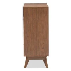 Calypso Mid-Century Modern Wood 4 Drawer Storage Chest Brown - Baxton Studio -Home Furniture Shop-Baxton Studio GUEST 798f6a88 8379 491e b74d ce75ce3edf9a