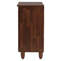 Fernanda Modern And Contemporary 3-Door Wooden Entryway Shoes Storage Wide Cabinet - Oak Brown - Baxton Studio -Home Furniture Shop-Baxton Studio GUEST 79b5701d f2ed 4ced 9709 06b7755b88b8