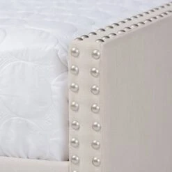 Haylie Upholstered Daybed - Baxton Studio 13 Haylie Upholstered Daybed - Baxton Studio -Home Furniture Shop-Baxton Studio GUEST 7cb5171e a250 46d1 9580 573f4da143b5