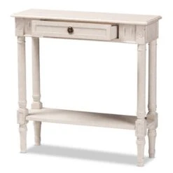 Ariella Whitewashed 1 Drawer End Table White - Baxton Studio 21 Ariella Whitewashed 1 Drawer End Table White - Baxton Studio -Home Furniture Shop-Baxton Studio GUEST 7e74605a e398 40d1 9b8f 7fb2020eec0a