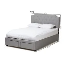 Aubrianne Modern And Contemporary Fabric Upholstered Storage Bed Gray - Baxton Studio 18 Aubrianne Modern And Contemporary Fabric Upholstered Storage Bed Gray - Baxton Studio -Home Furniture Shop-Baxton Studio GUEST 7ea3d647 2c91 4365 8233 cd1a357fa0b3