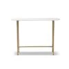 Samuel Metal Console Table With Faux Marble Tabletop Gold - Baxton Studio -Home Furniture Shop-Baxton Studio GUEST 80f8c08a df0c 43bb be7d d6546d618097
